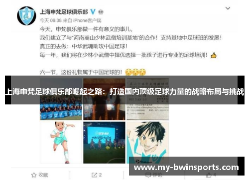 上海申梵足球俱乐部崛起之路：打造国内顶级足球力量的战略布局与挑战